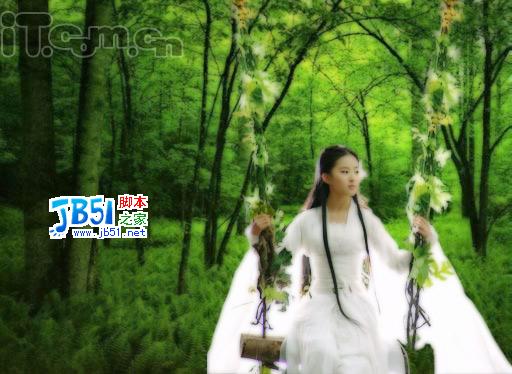 Photoshop合成一幅美麗動人的畫卷