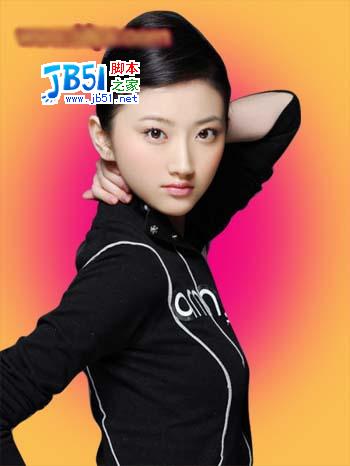 Photoshop将清纯少女制作为风情女朗