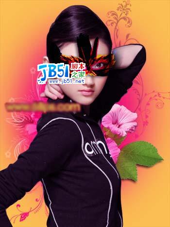 Photoshop将清纯少女制作为风情女朗