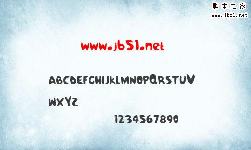 Samba字體 英文字體