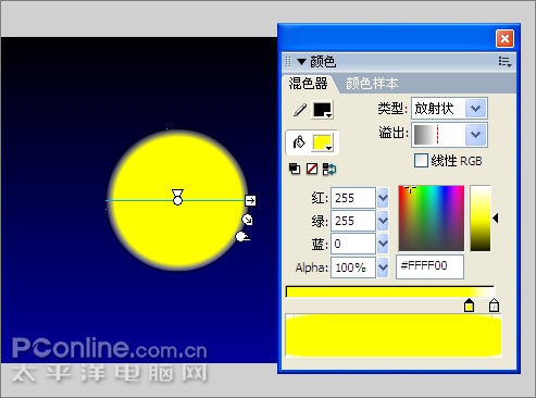 賀中秋節(jié) Flash月圓之夜舉筆題詩(shī)動(dòng)畫