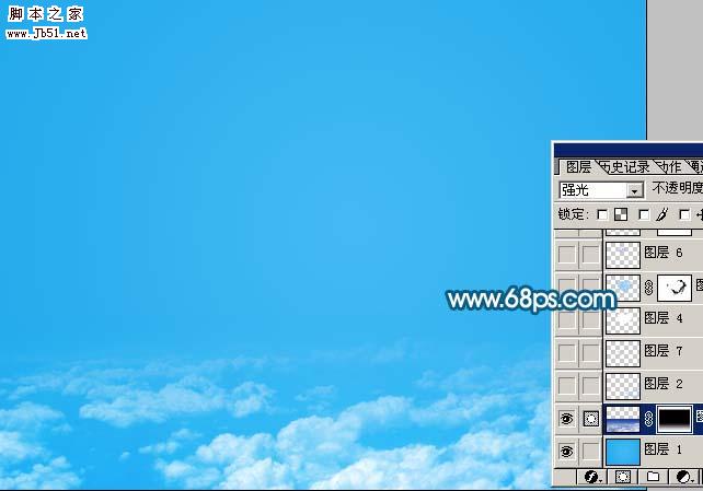 Photoshop 一顆夢(mèng)幻的云彩心