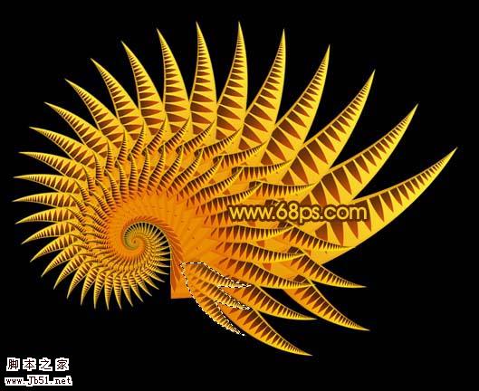 Photoshop 抽象的海螺效果