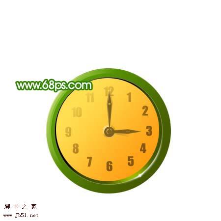 Photoshop 可愛的鬧鐘圖標(biāo)