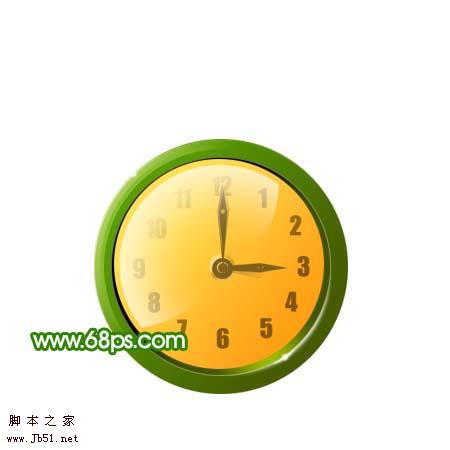 Photoshop 可愛的鬧鐘圖標(biāo)