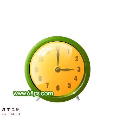 Photoshop 可愛的鬧鐘圖標(biāo)