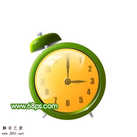 Photoshop 可愛的鬧鐘圖標(biāo)