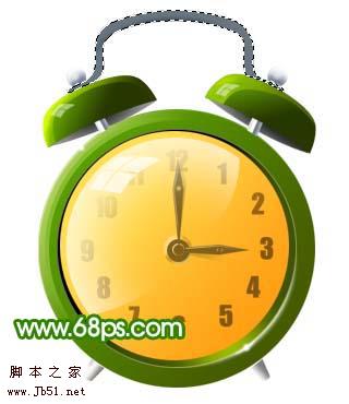 Photoshop 可愛的鬧鐘圖標(biāo)