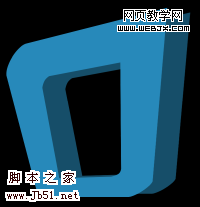 Photoshop 彩色立體文字積木效果