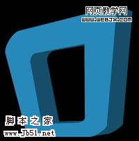 Photoshop 彩色立體文字積木效果
