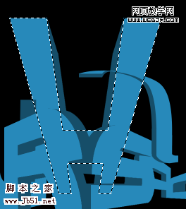 Photoshop 彩色立體文字積木效果