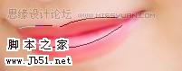 超精細(xì)的美女轉(zhuǎn)淡紅色手繪效果