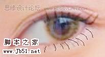 超精細(xì)的美女轉(zhuǎn)淡紅色手繪效果