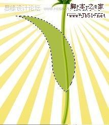 Photoshop 一朵可愛(ài)的卡通郁金香