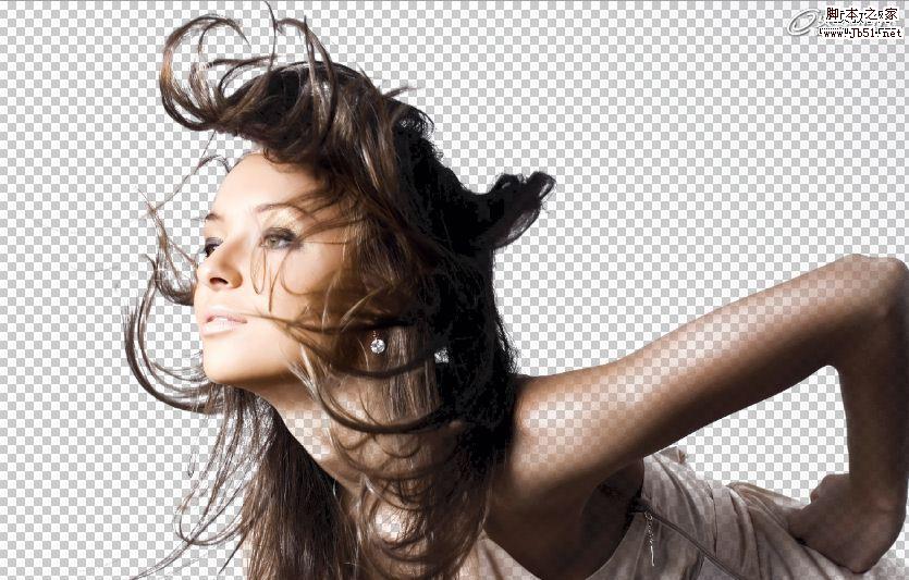 Photoshop將通過蒙版通道制作出長發(fā)美女摳圖教程