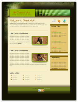 cool web page design templates