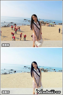 美图秀秀神奇消除笔 轻松抹掉 三联