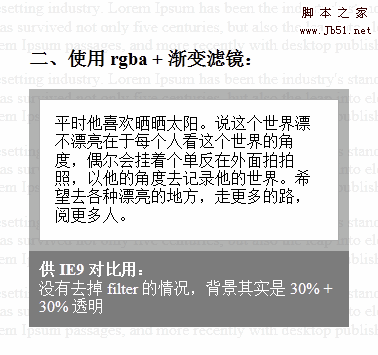 背景半透明