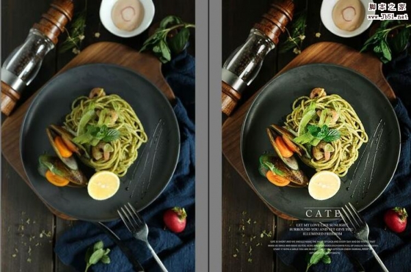 PS+LR把自然光拍摄的美食调成好看的宣传海报效果教程
