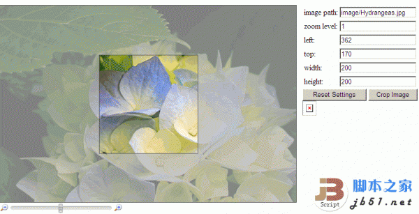 基于jquery的圖片截取工具 jquery.imagecropper.js 