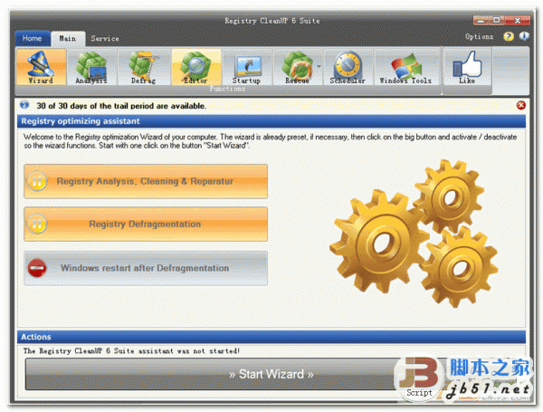 注册表无效项目清理 Registry CleanUP Suite V6.2.1.0 免费版