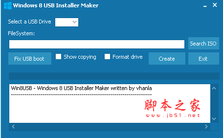 Windows 8 USB Installer Maker(win8系统U盘启动制作器) V1.2 汉