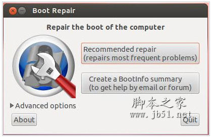一键修复ubuntu启动/引导项 Boot Repair 官方版