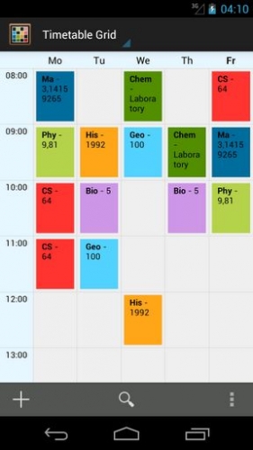 课程表(Timetable) v1.6.1(安卓4.0以上) 下载--六神源码网