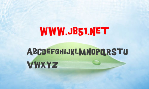 good girl字体 英文字体 卡通可爱字体