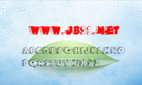 caveman字体 英文字体 卡通可爱字体