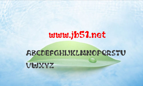 flubber字体 英文字体 卡通可爱字体