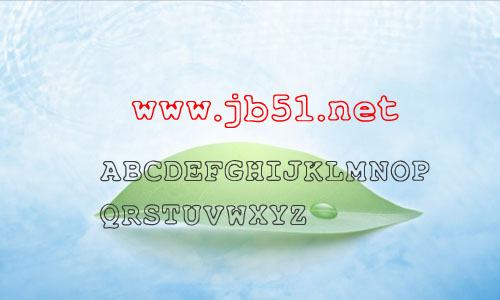 just another font字体 英文字体 卡通可爱字体