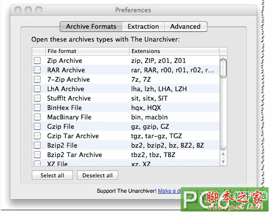 蘋(píng)果解壓縮軟件(The Unarchiver) V3.9.1 英文官方安裝版