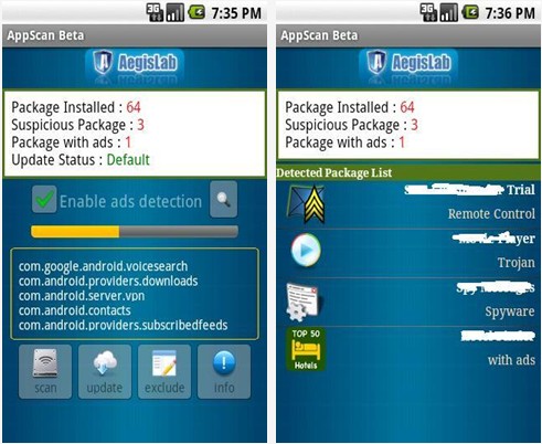 程序扫描试用版 Appscan Beta v0.3.2 安卓免费版