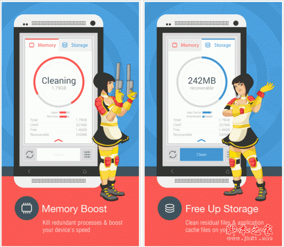 The Cleaner(系统优化) for android V1.7 安卓版 下载--六神源码网