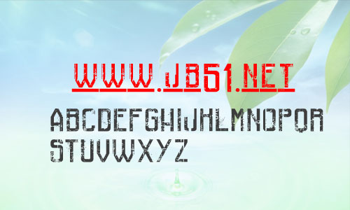 Railway To Hells字體 墨跡頹廢英文字體