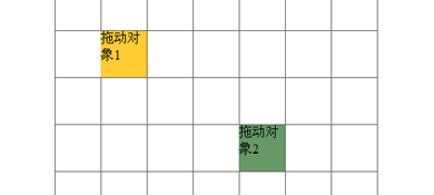 基于jQuery实现的div格子拖