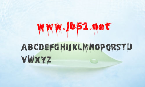 Ghost Everywhere字體 骯臟頹廢英文字體