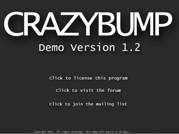 CrazyBump(转法线贴图工具) v1.2 英文安装特别版 