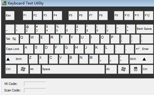 键盘测试工具 Keyboard Test Utility v2.8 绿色免费版
