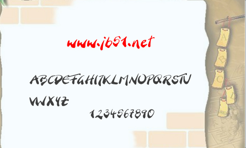 Dbbrnms字體 可愛(ài)漫畫英文字體
