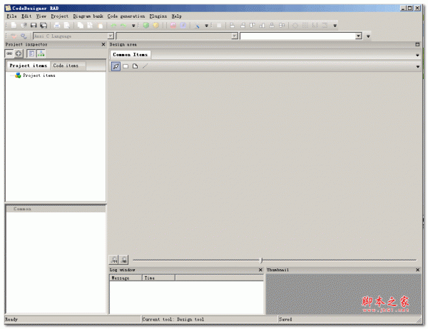 RAD工具(CodeDesigner) v1.6.4.3106 英文绿色版 下载--六神源码网