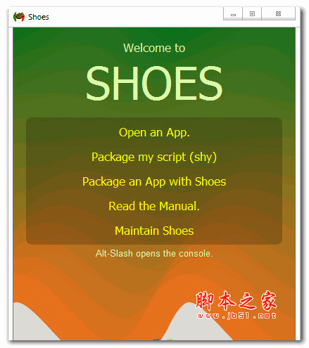 GUI工具包(Shoes) v3.2.16 英文官方安装版 下载--六神源码网