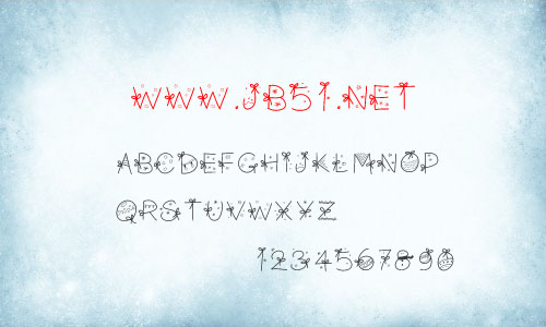 PWChristmas字體 圣誕節(jié)卡通英文字體