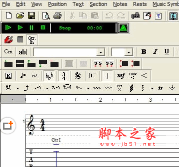 吉他打谱软件(Power Tab Editor) 1.7 安装免费版
