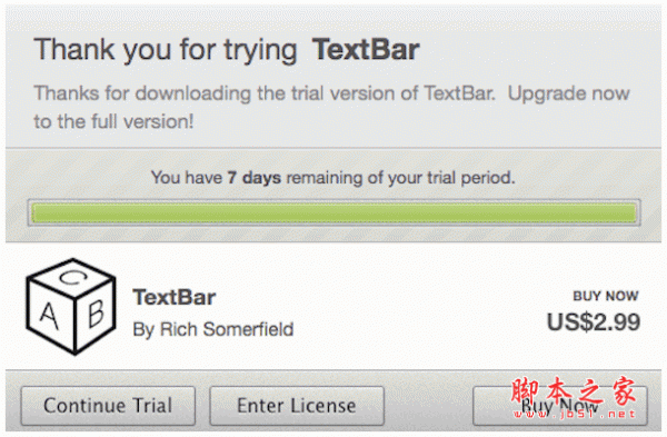 TextBar Mac破解版下载 菜单栏工具TextBar for Mac V3.5.6 苹果电脑版 下载--六神源码网
