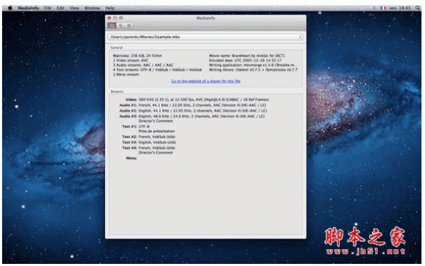 MediaInfo for Mac V24.03 中文版 蘋果電腦版