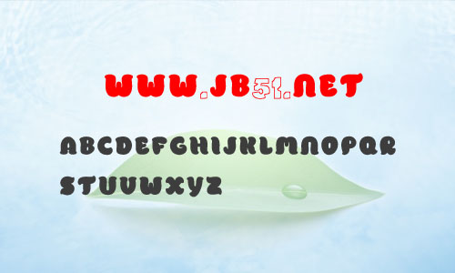 Pomporri字体 英文字体