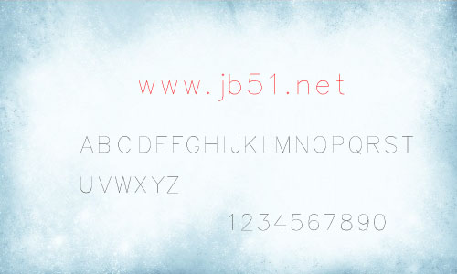 Simplex字体 英文字体