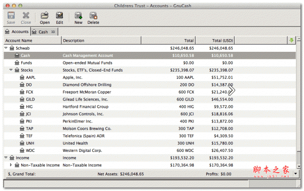 财务软件GnuCash for Mac v4.8 苹果电脑版